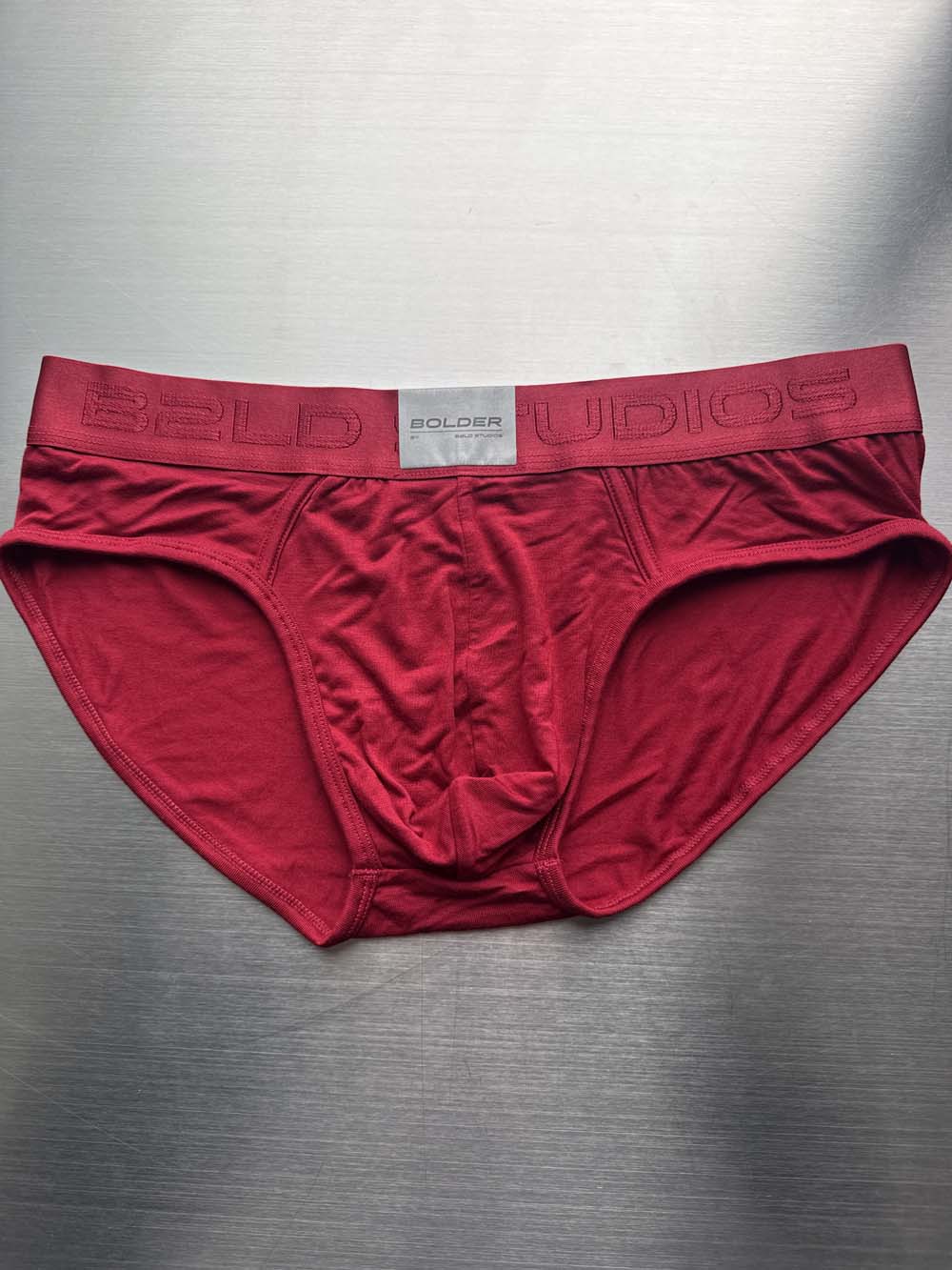 Q.A SALE - BOLDER BRIEF - CRIMSON - SIZE L - A33