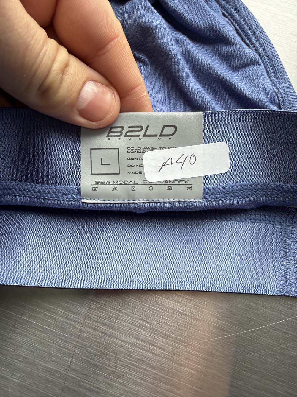 Q.A SALE - BOLDER JOCKSTRAP - LIGHTNING - SIZE L - A40