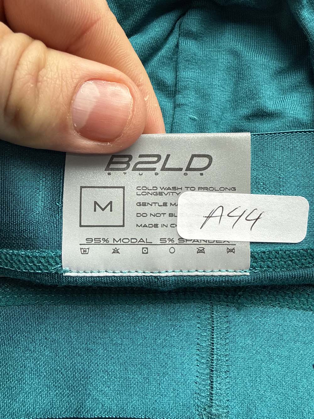 Q.A SALE - BOLDER JOCKSTRAP - TEAL - SIZE M - A44