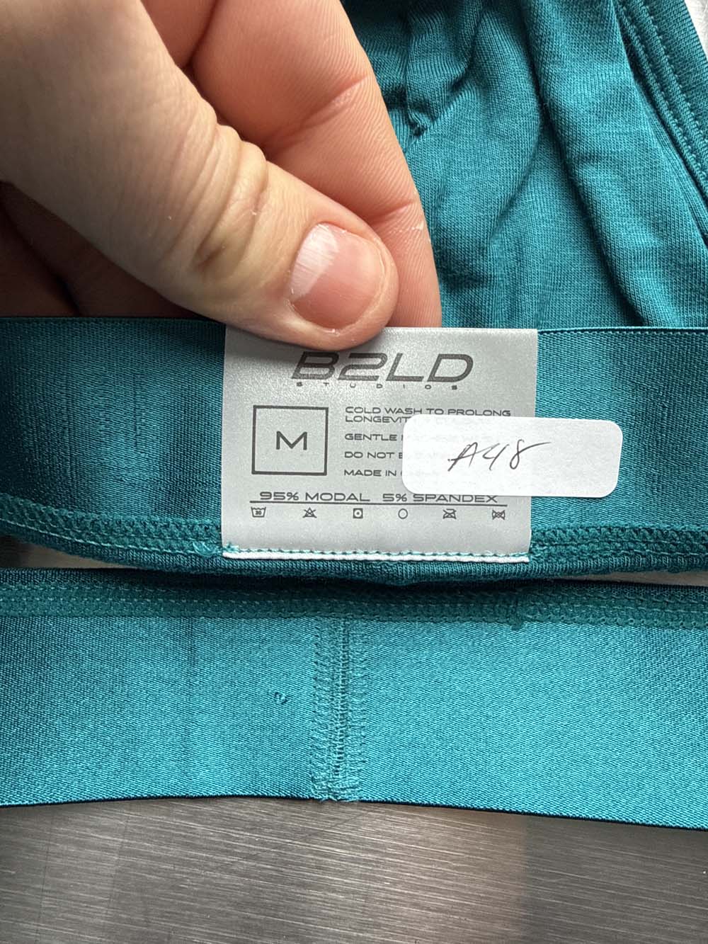 Q.A SALE - BOLDER JOCKSTRAP - TEAL - SIZE M - A48