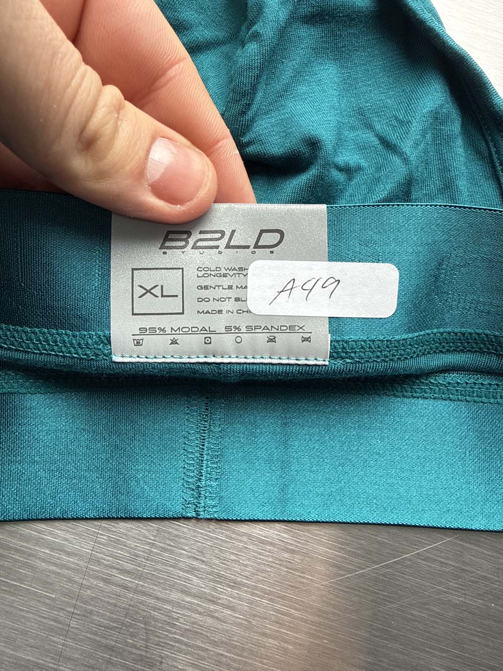 Q.A SALE - BOLDER JOCKSTRAP - TEAL - SIZE XL - A49