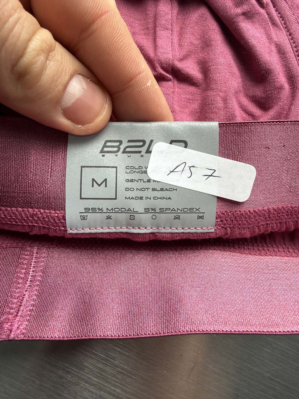 Q.A SALE - BOLDER TRUNK - ROSE - SIZE M - A57