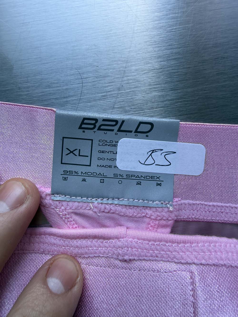 Q.A SALE - PSTL THONG - PINK - SIZE XL - B3