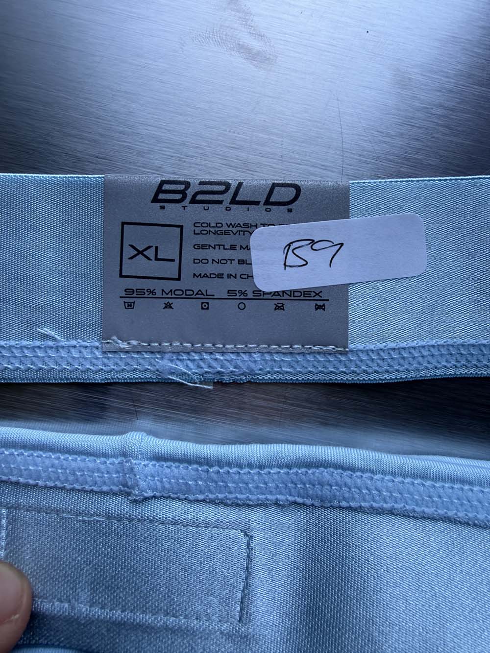 Q.A SALE - PSTL JOCKSTRAP - BLUE - SIZE XL - B9