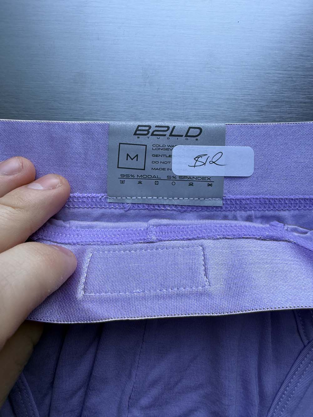 Q.A SALE - PSTL BRIEF - PURPLE - SIZE M - B12