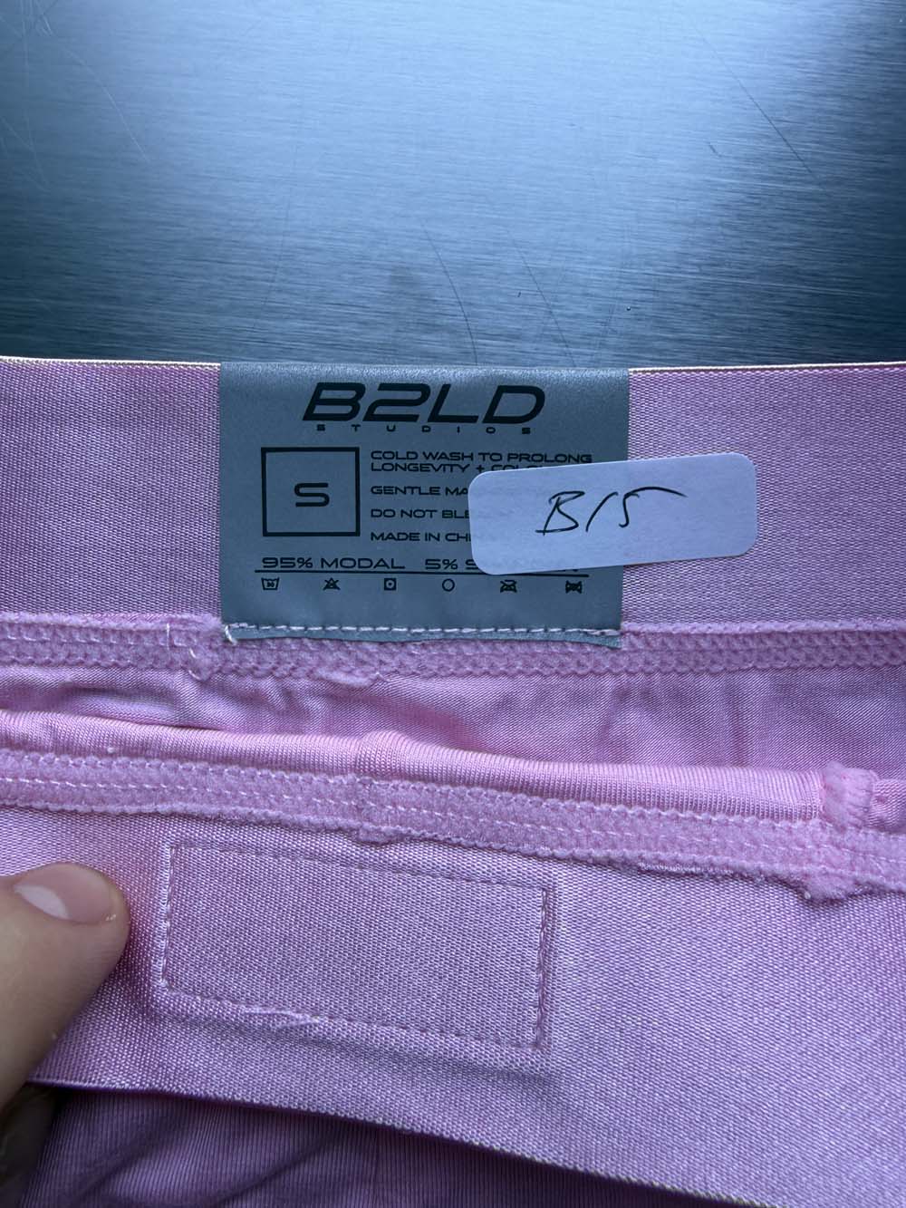 Q.A SALE - PSTL BRIEF - PINK - SIZE S - B15
