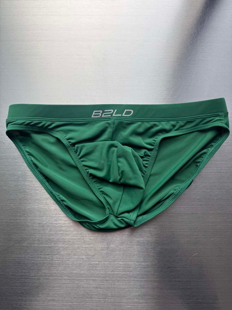 Q.A SALE - AQVA SWIM BRIEF - GREEN - SIZE S - D6