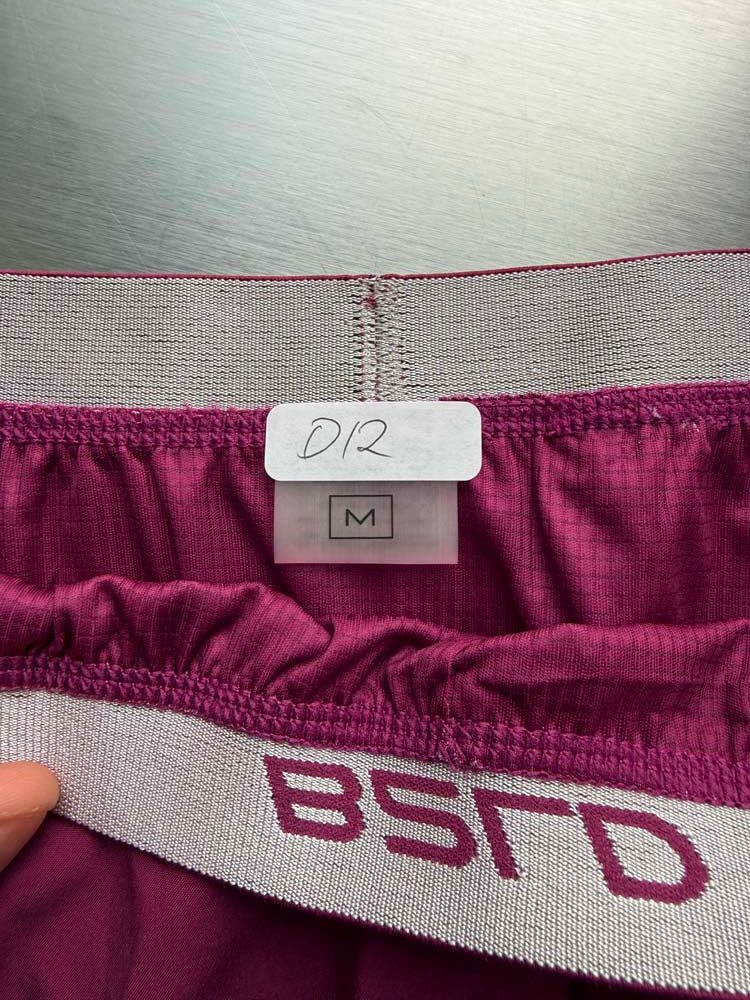 Q.A SALE - AQVA SWIM SHORT - BURGUNDY - SIZE M - D12