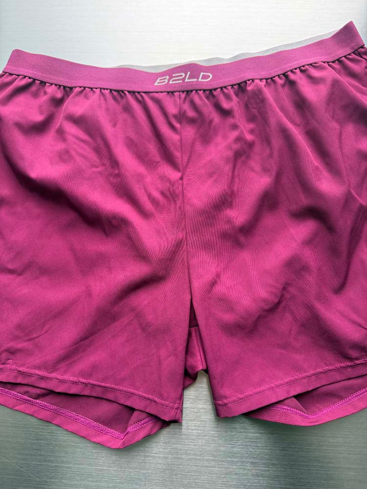 Q.A SALE - AQVA SWIM SHORT - BURGUNDY - SIZE L - D13
