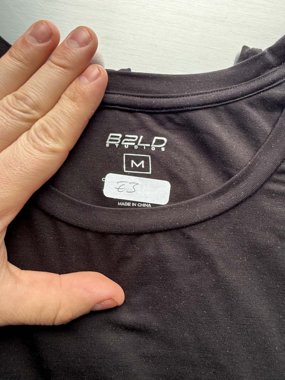 Q.A SALE - LOUNGE TSHIRT - BLACK - SIZE M - E3