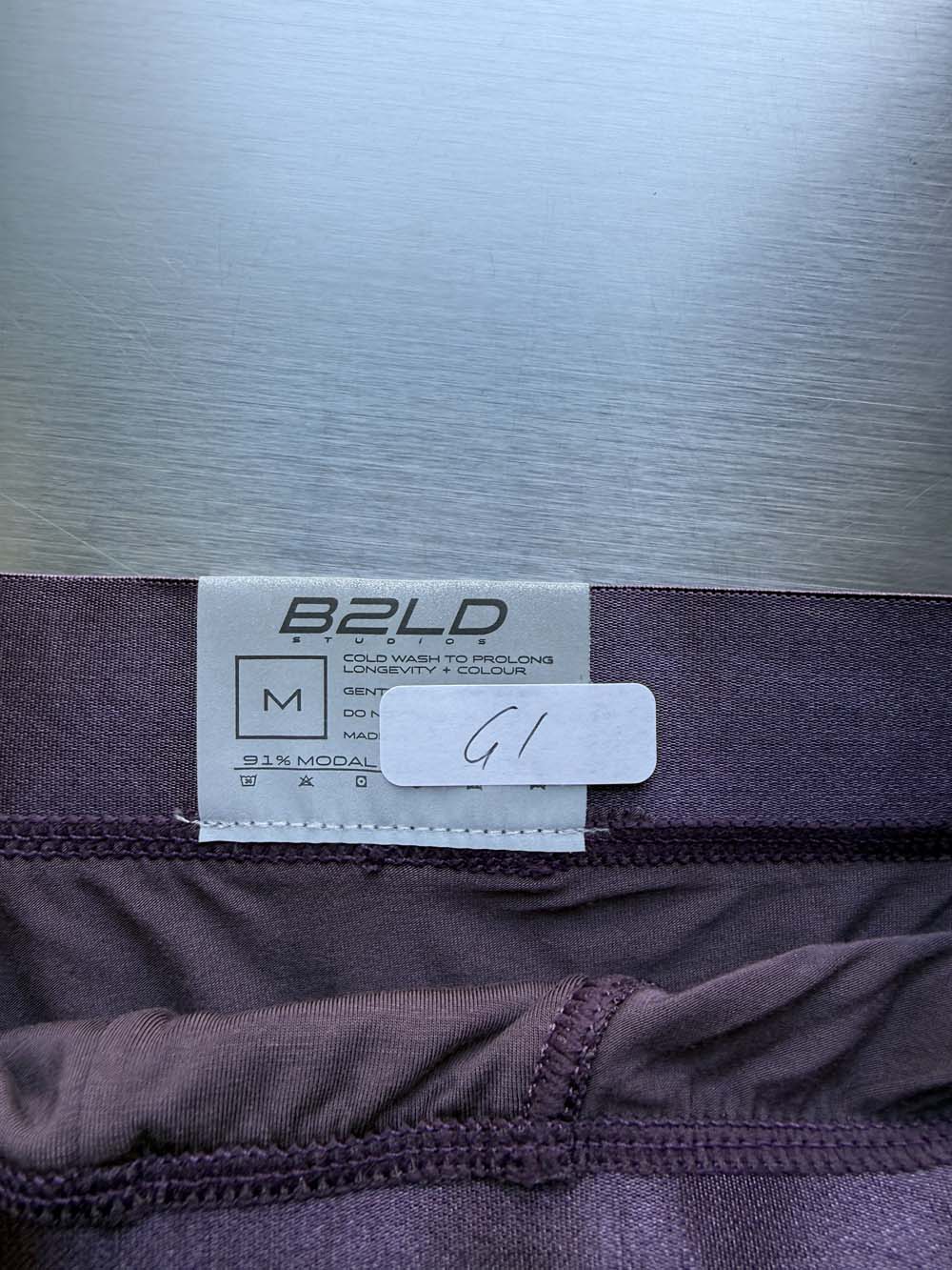 Q.A SALE - FORTE BRIEF - PLUM - SIZE M - G1