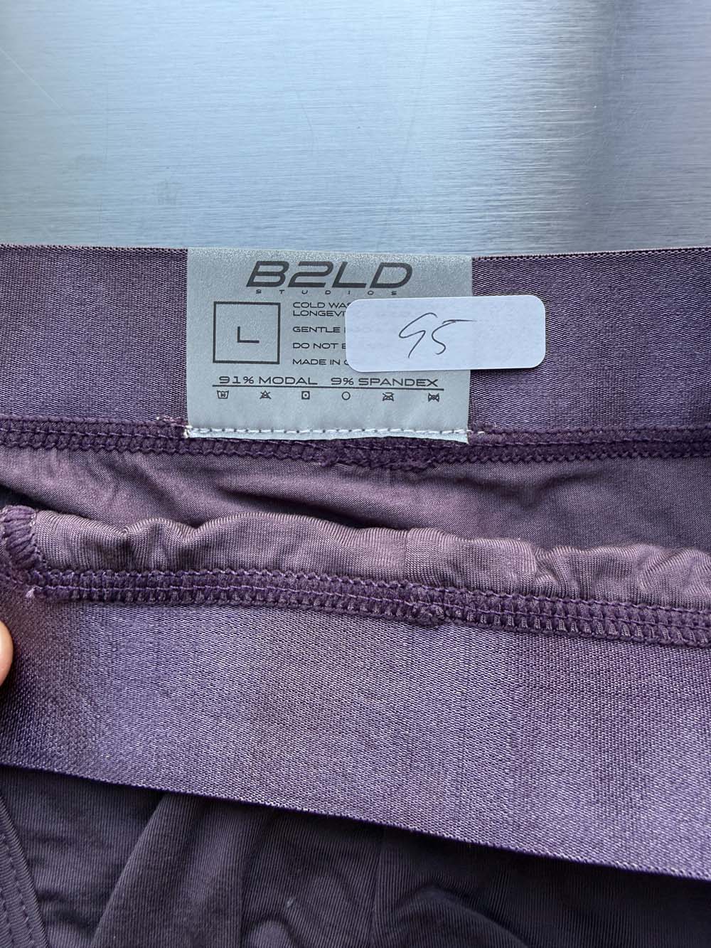 Q.A SALE - FORTE BRIEF - PLUM - SIZE L - G5