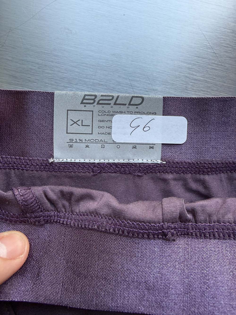 Q.A SALE - FORTE BRIEF - PLUM - SIZE XL - G6