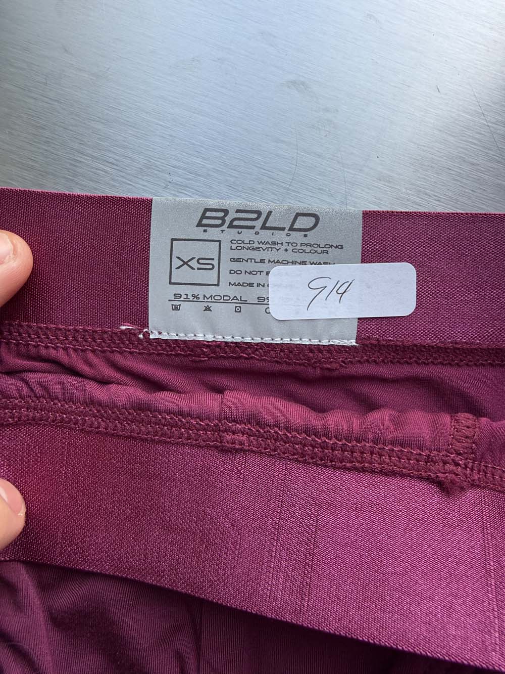 Q.A SALE - FORTE BRIEF - MAROON - SIZE XS - G14