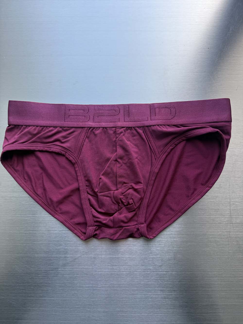 Q.A SALE - FORTE BRIEF - MAROON - SIZE M - G21