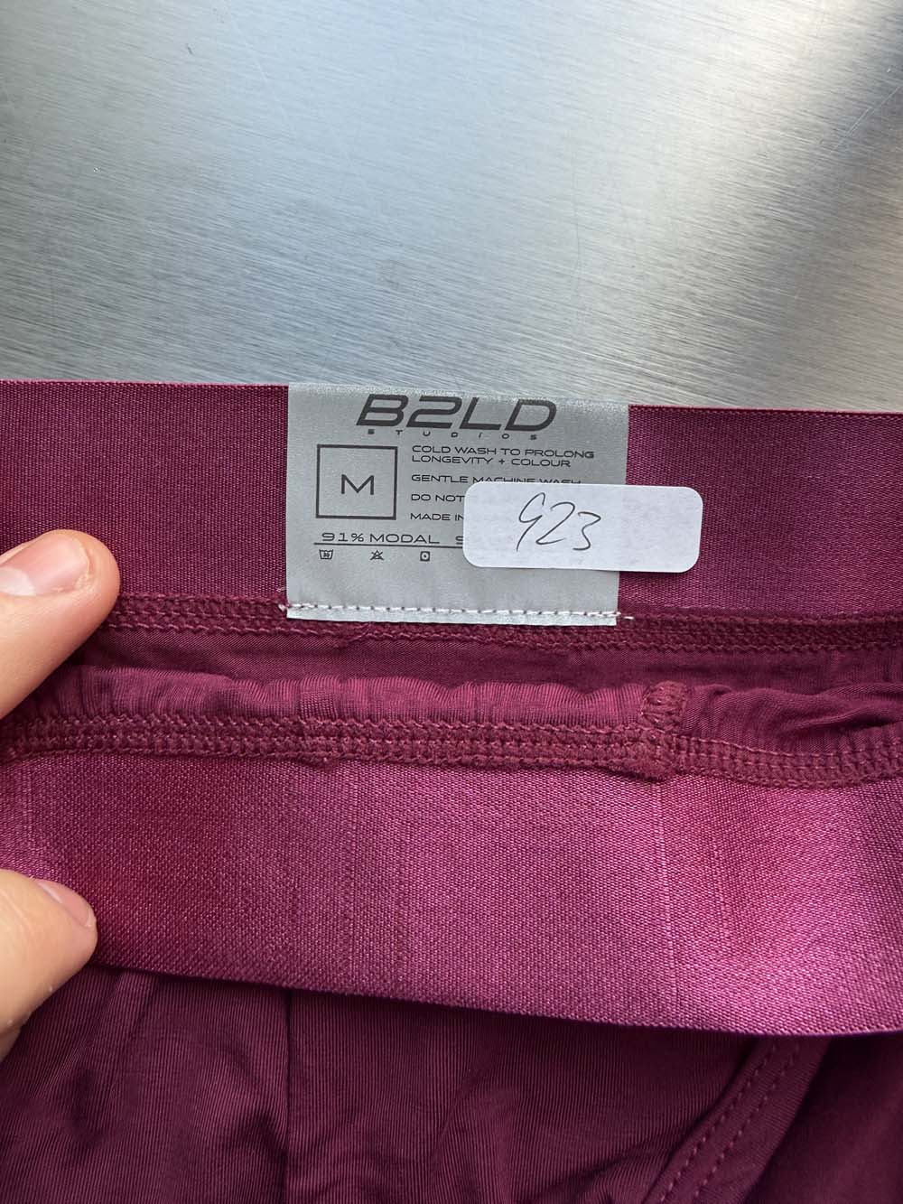 Q.A SALE - FORTE BRIEF - MAROON - SIZE M - G23