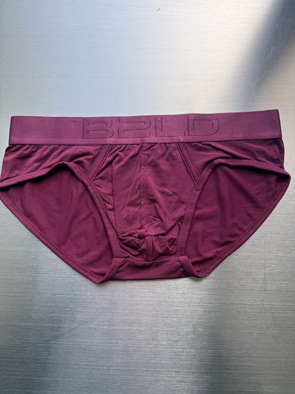 Q.A SALE - FORTE BRIEF - MAROON - SIZE M - G25