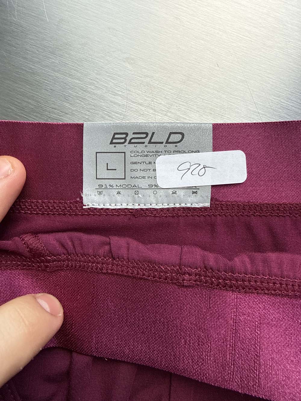 Q.A SALE - FORTE BRIEF - MAROON - SIZE L - G28