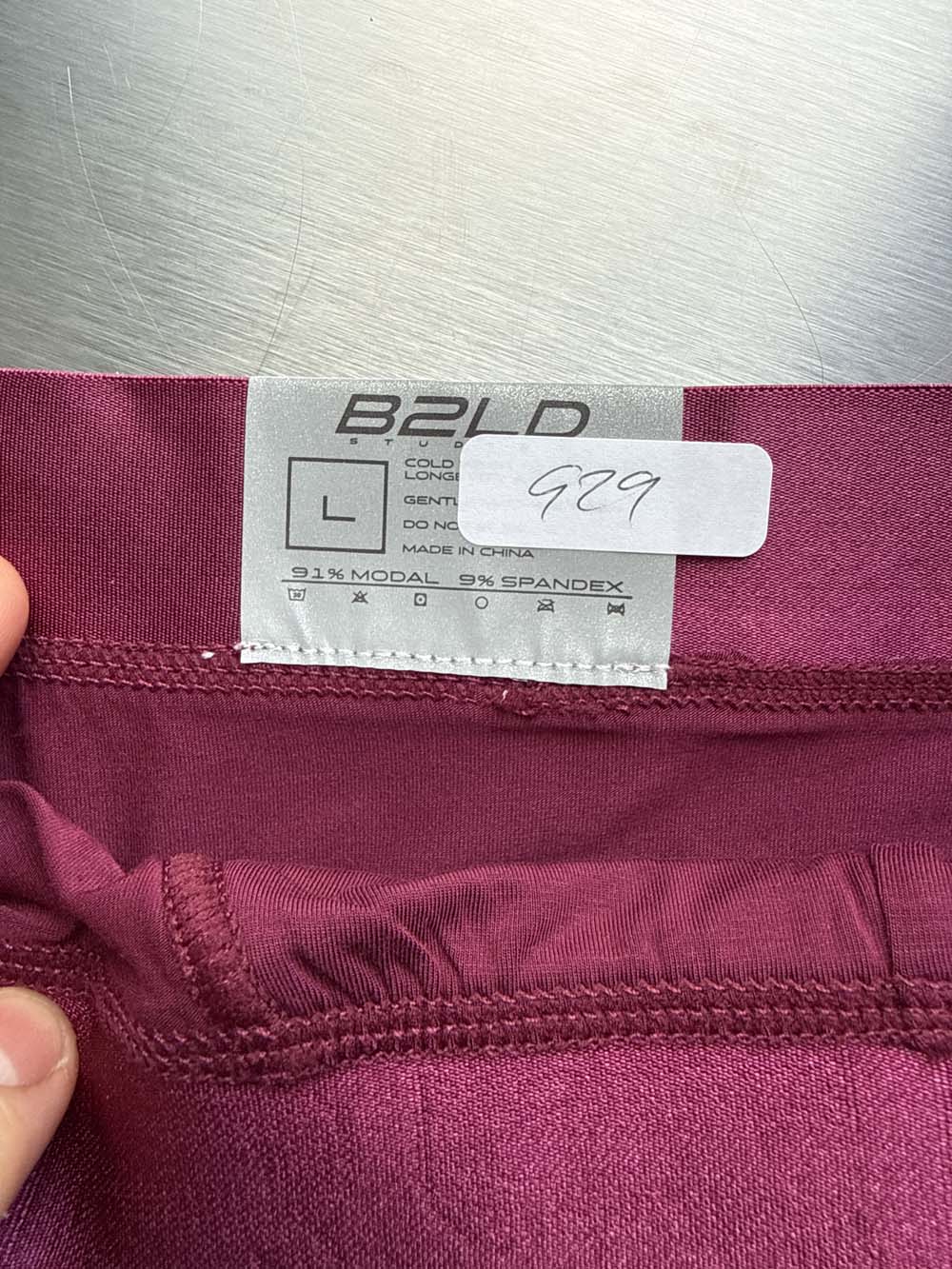 Q.A SALE - FORTE BRIEF - MAROON - SIZE L - G29