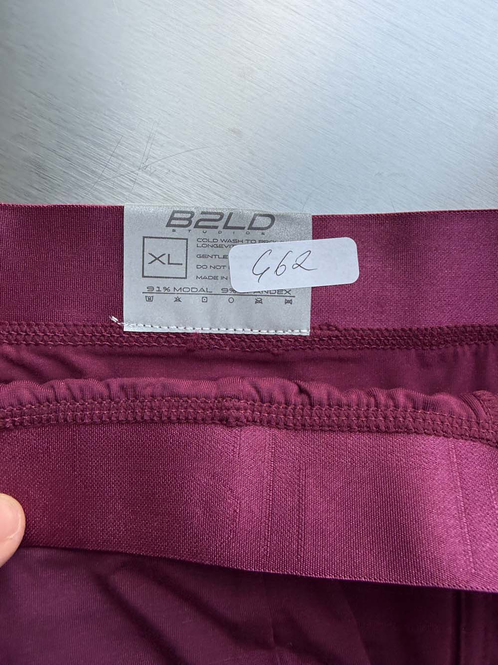 Q.A SALE - FORTE TRUNK - MAROON - SIZE XL - G62