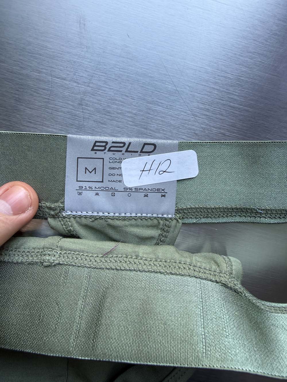 Q.A SALE - FORTE THONG - MOSS - SIZE M - H12