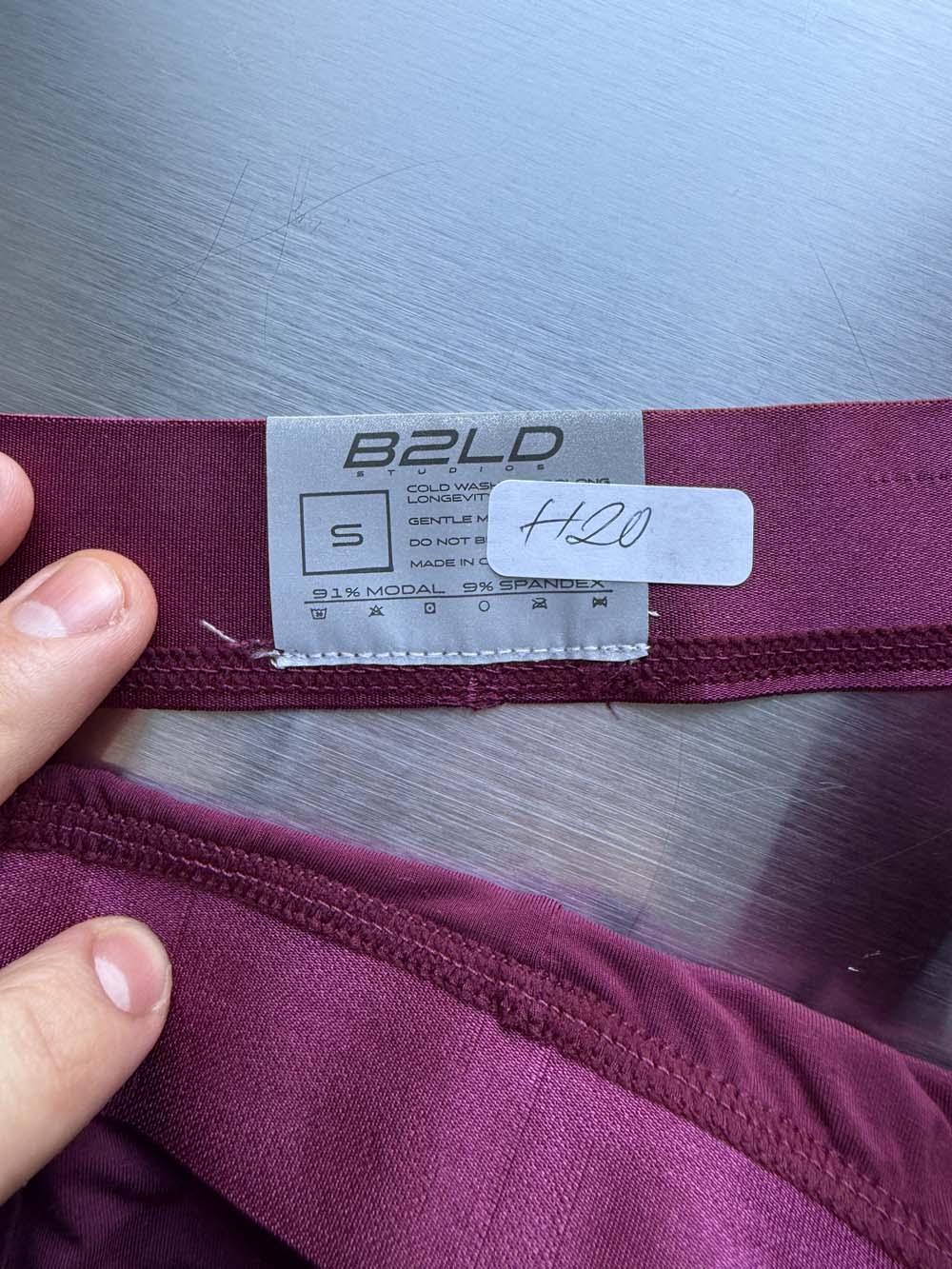 Q.A SALE - FORTE JOCKSTRAP - MAROON - SIZE S - H20