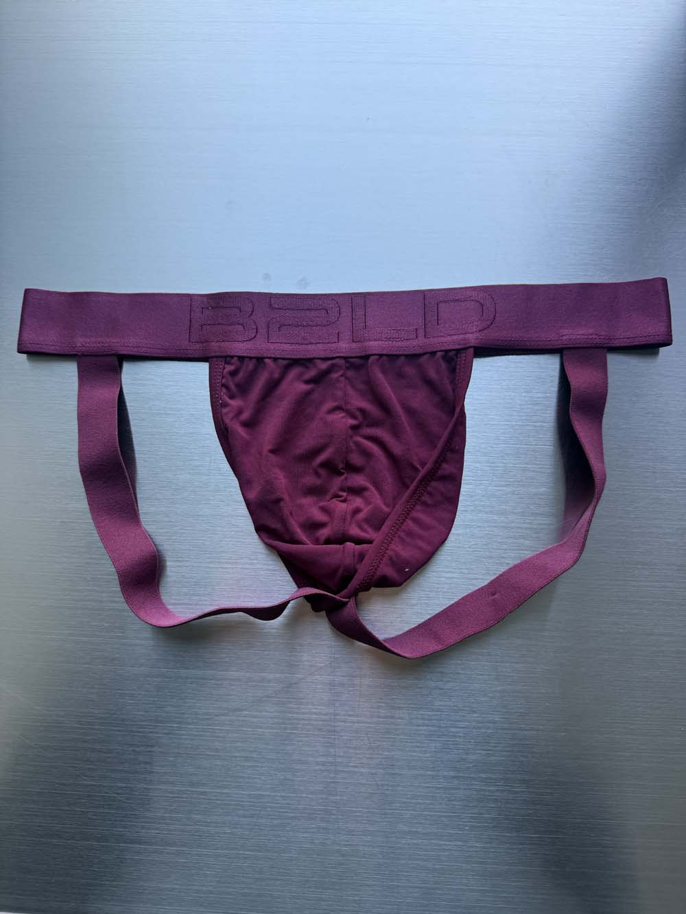 Q.A SALE - FORTE JOCKSTRAP - MAROON - SIZE L - H22