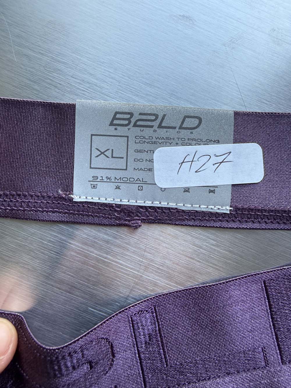Q.A SALE - FORTE JOCKSTRAP - PLUM - SIZE XL - H27