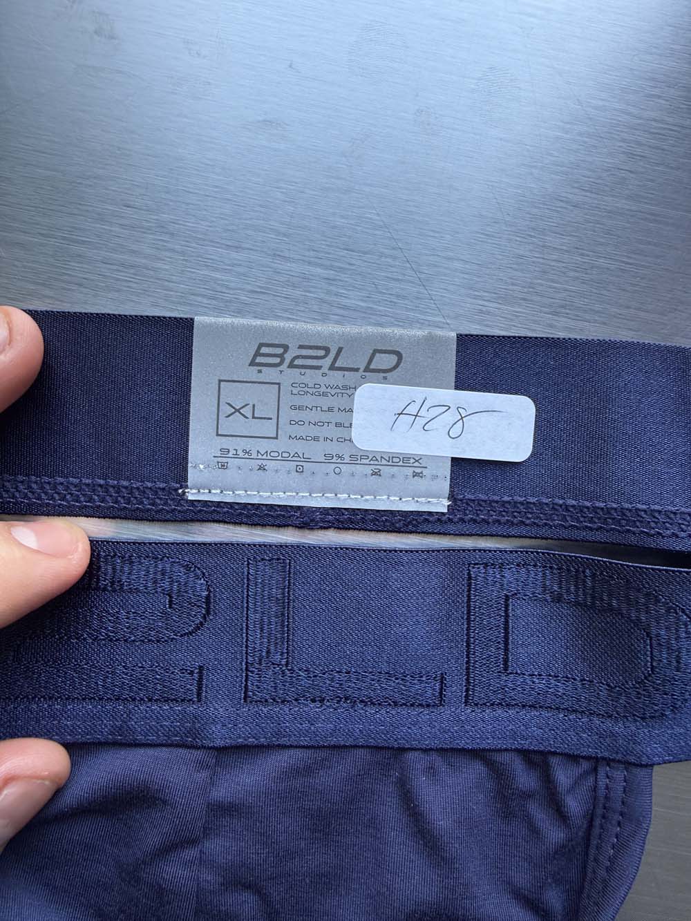 Q.A SALE - FORTE JOCKSTRAP - CARBON - SIZE XL - H28
