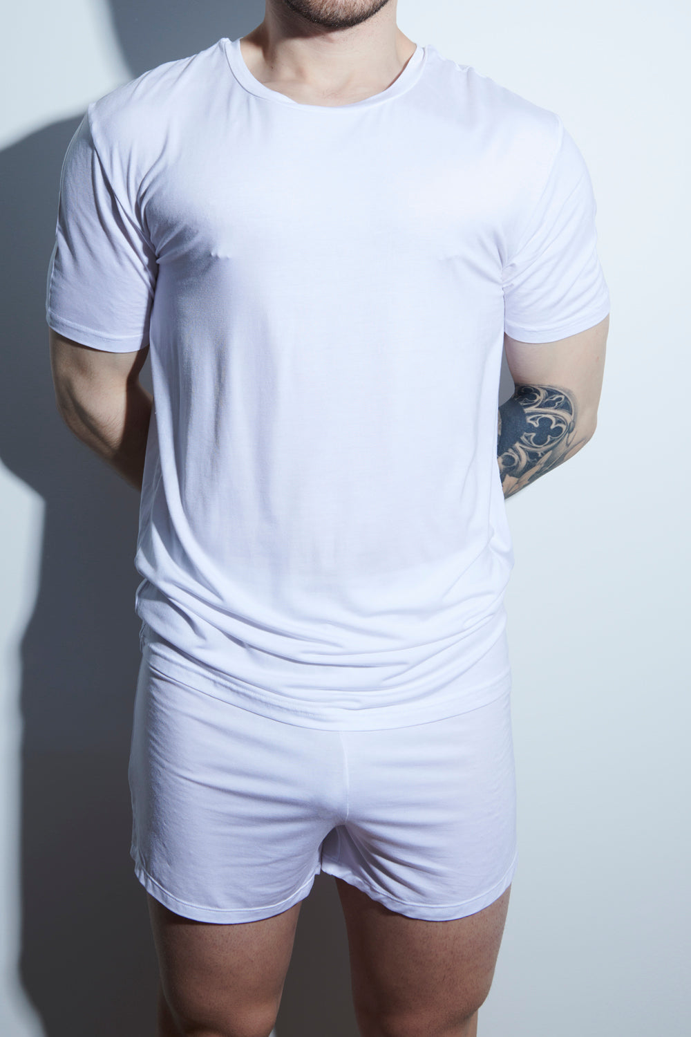 STATIC LOUNGE T-SHIRT - WHITE