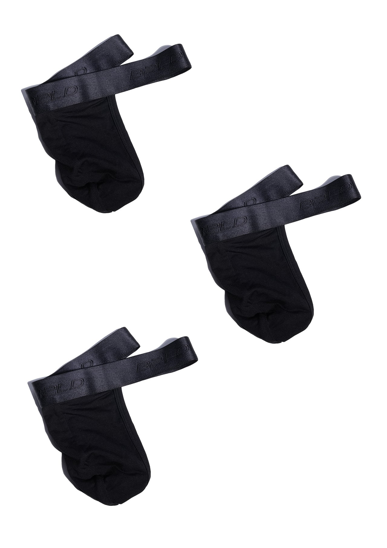 STATIC THONG - 3 PIECE BLACK BUNDLE