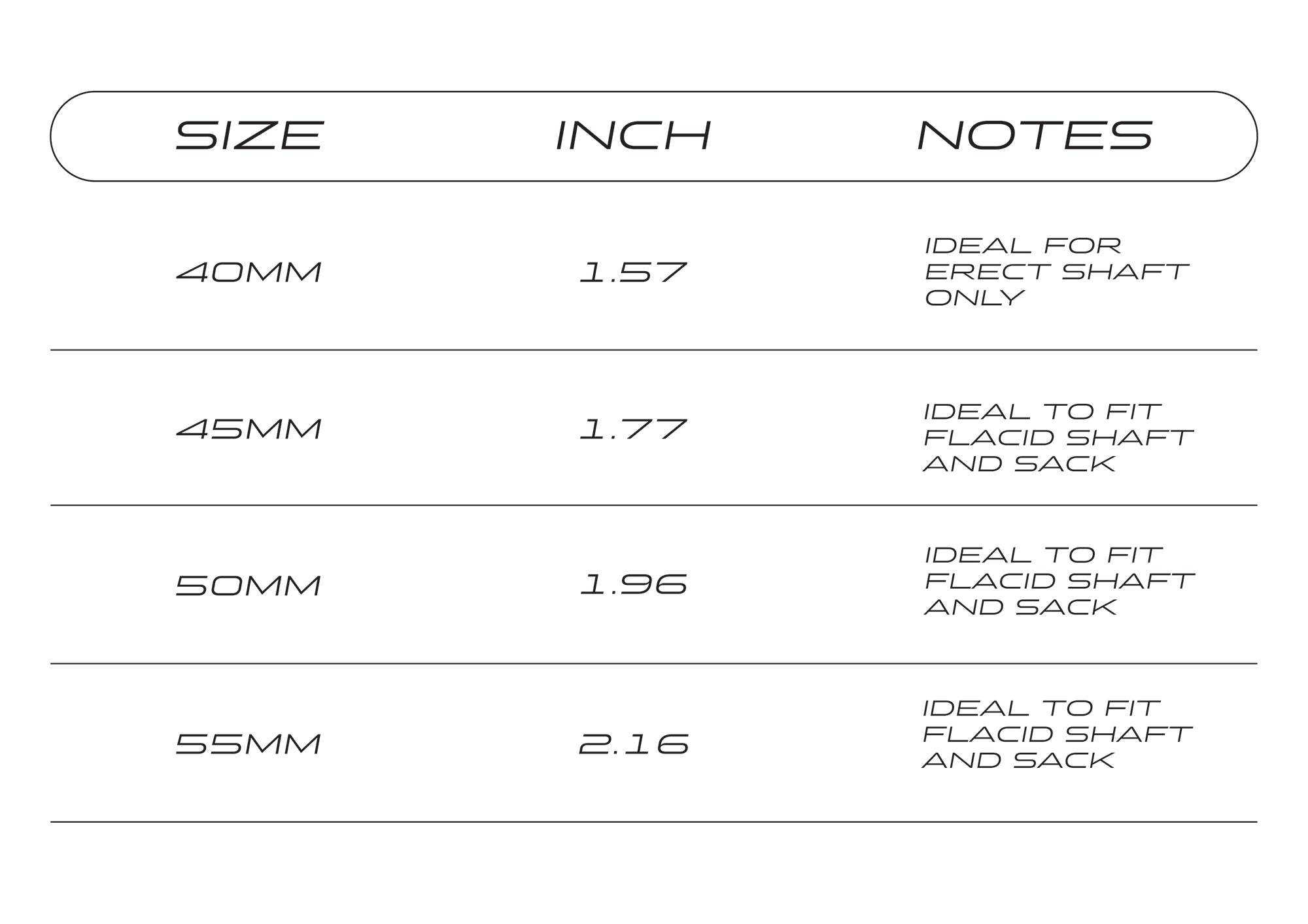 Size Guide