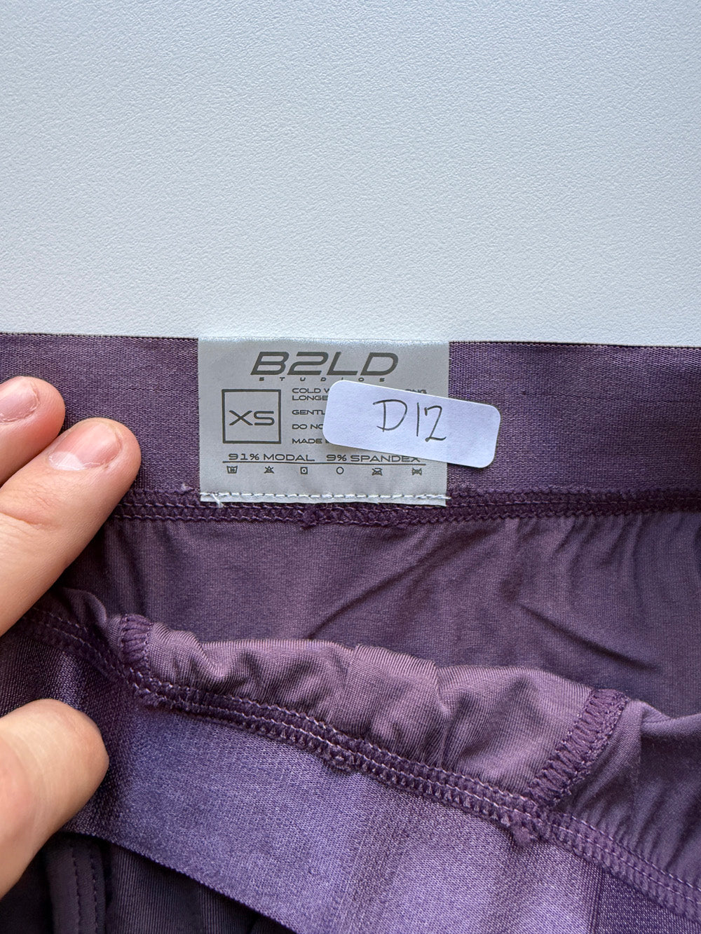 QA SALE - FORTE BRIEF - PLUM - SIZE XS (D12)