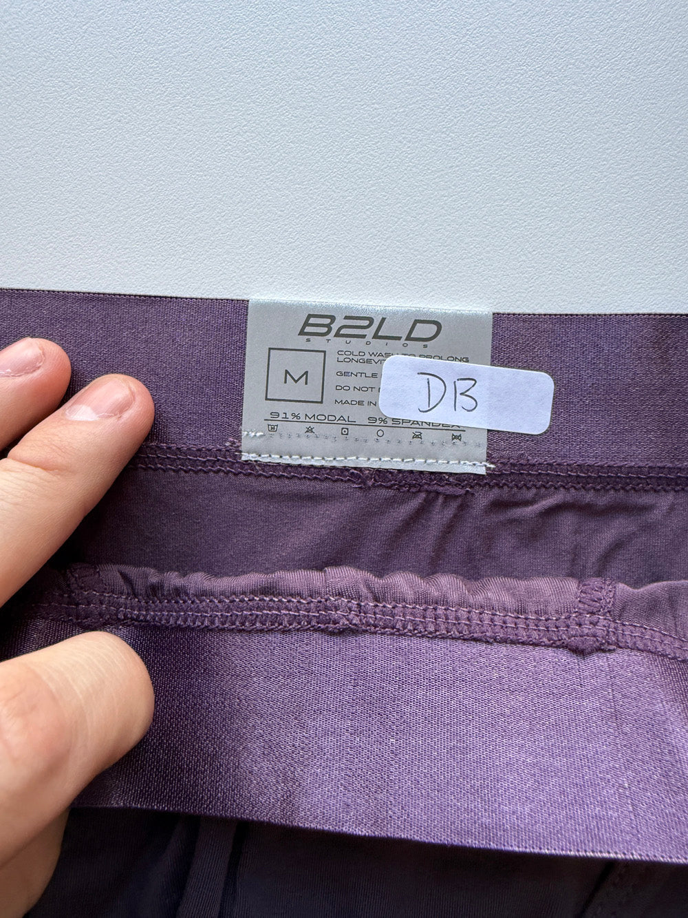 QA SALE - FORTE BRIEF - PLUM - SIZE M (D13)