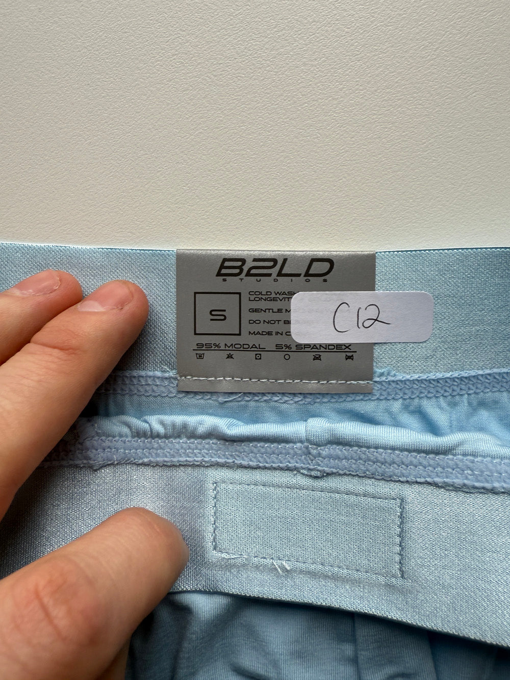 QA SALE - PSTL BRIEF - BLUE - SIZE S (C12)