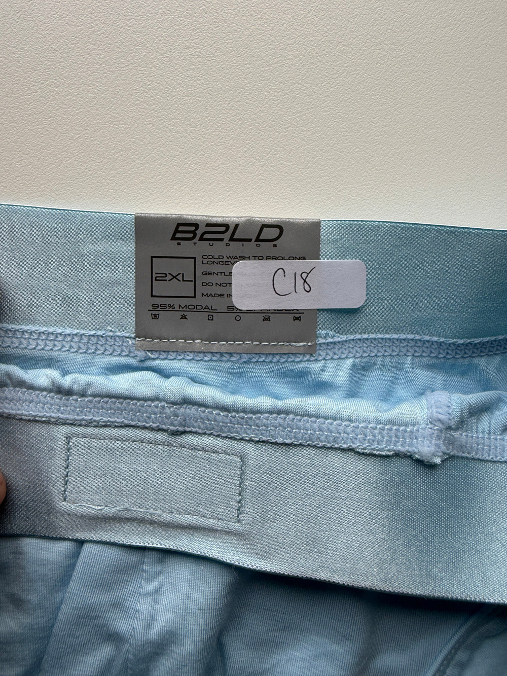 QA SALE - PSTL BRIEF - BLUE - SIZE 2XL (C18)