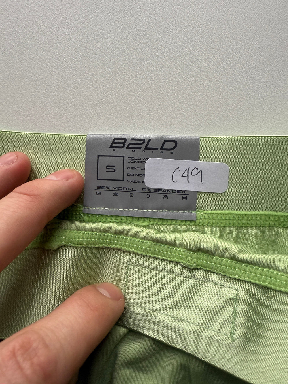 QA SALE - PSTL TRUNK - GREEN - SIZE S (C49)
