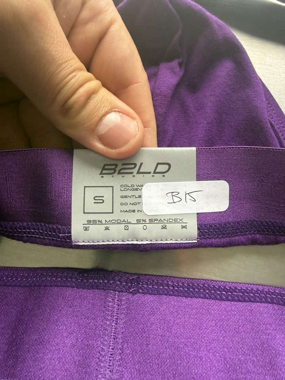 QA SALE - BOLDER JOCKSTRAP - VIOLET - SIZE S (B15)