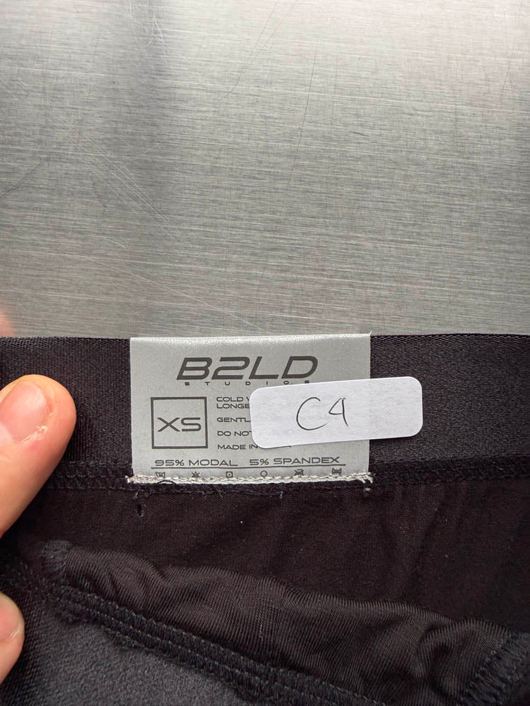 QA SALE - STATIC BRIEF - BLACK - SIZE XS (C4)