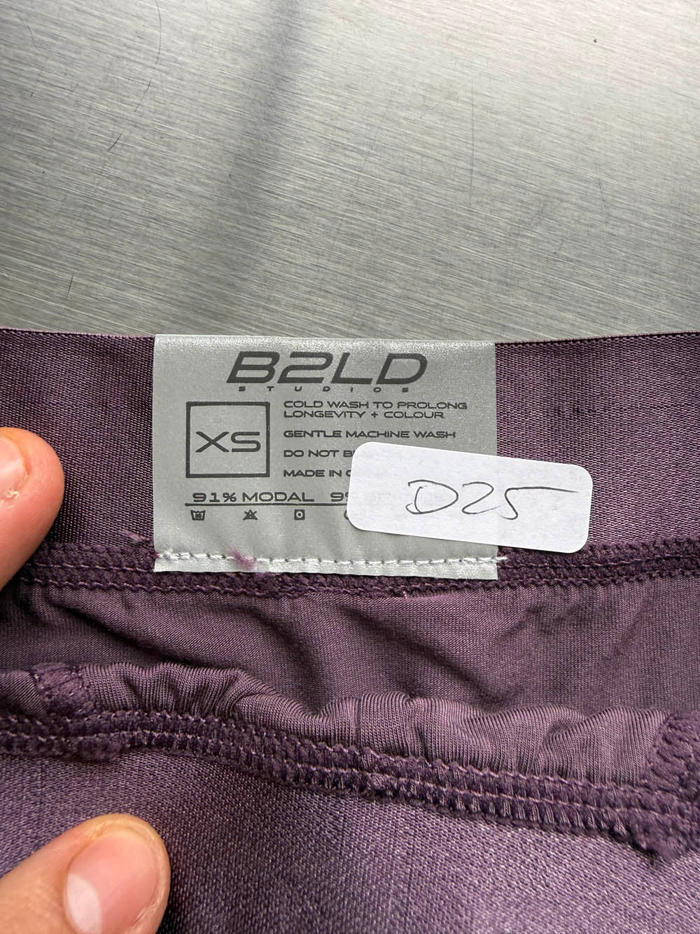 QA SALE - FORTE BRIEF - PLUM - SIZE XS (D25)