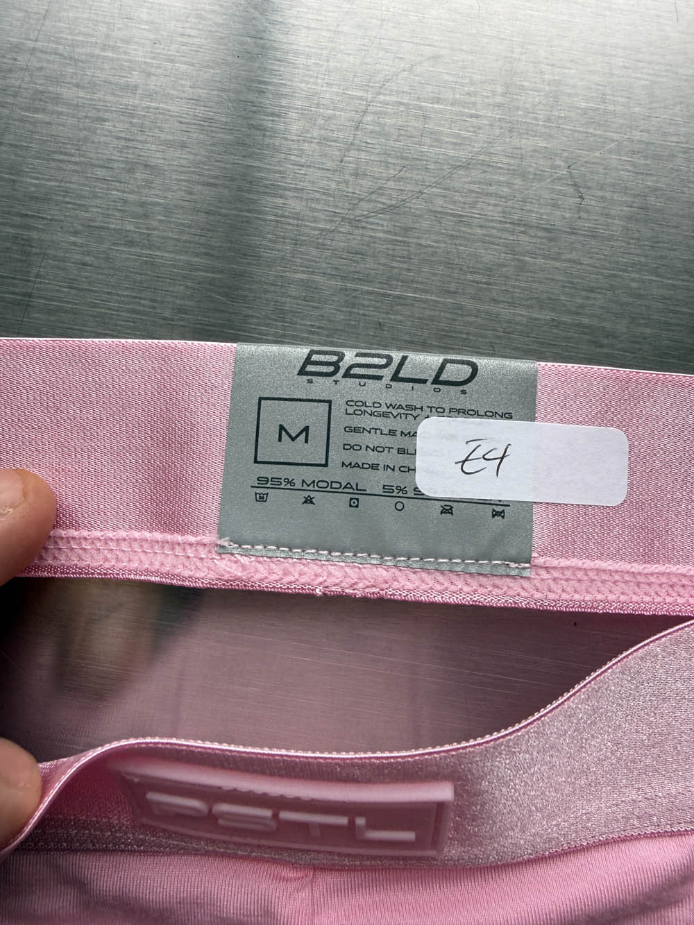 QA SALE - PSTL JOCKSTRAP - PINK - SIZE M (E4)