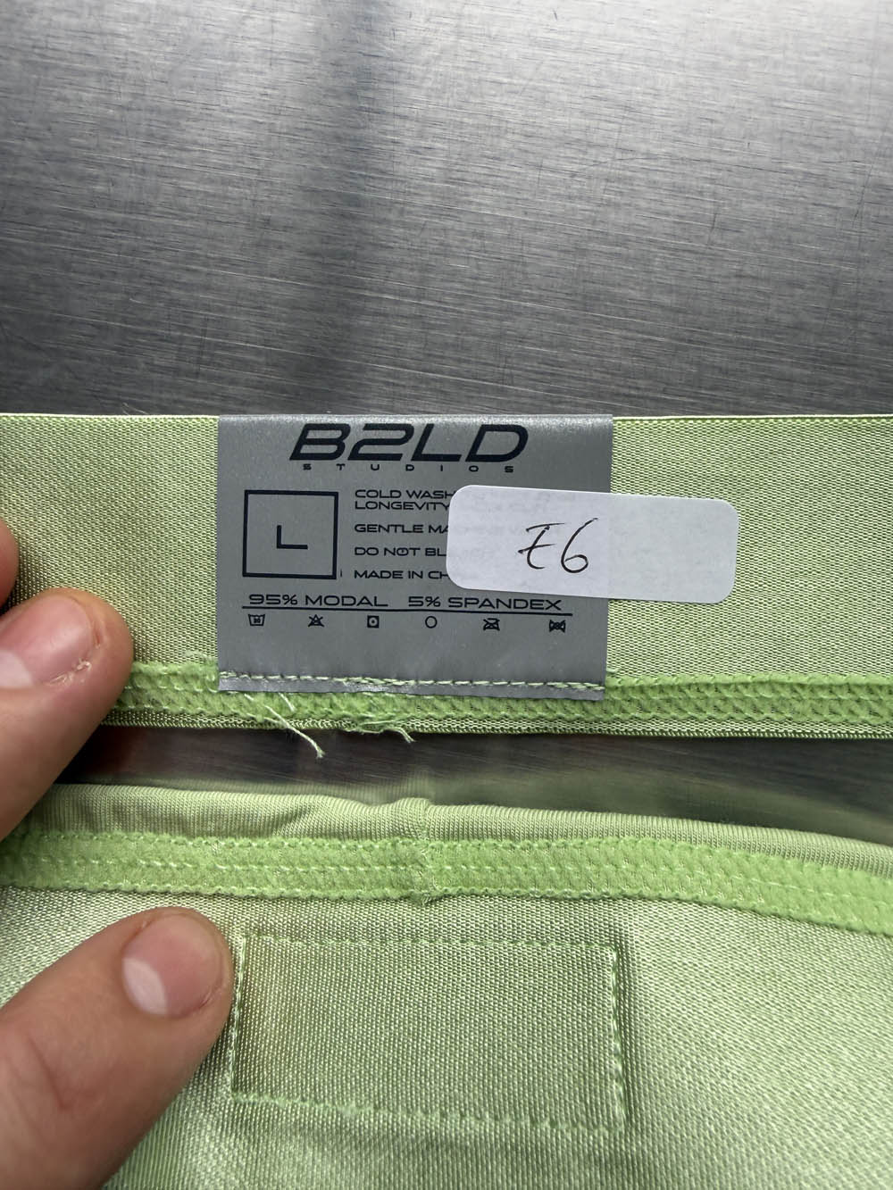 QA SALE - PSTL JOCKSTRAP - GREEN - SIZE L (E6)