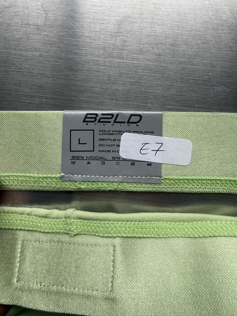 QA SALE - PSTL JOCKSTRAP - GREEN - SIZE L (E7)