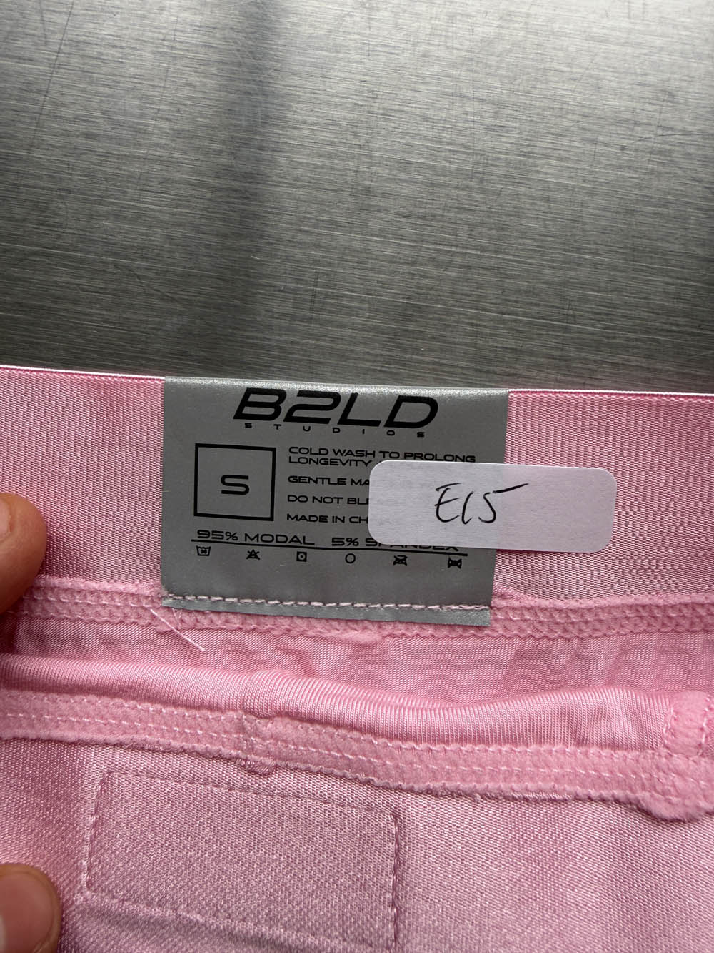 QA SALE - PSTL BRIEF - PINK - SIZE S (E15)