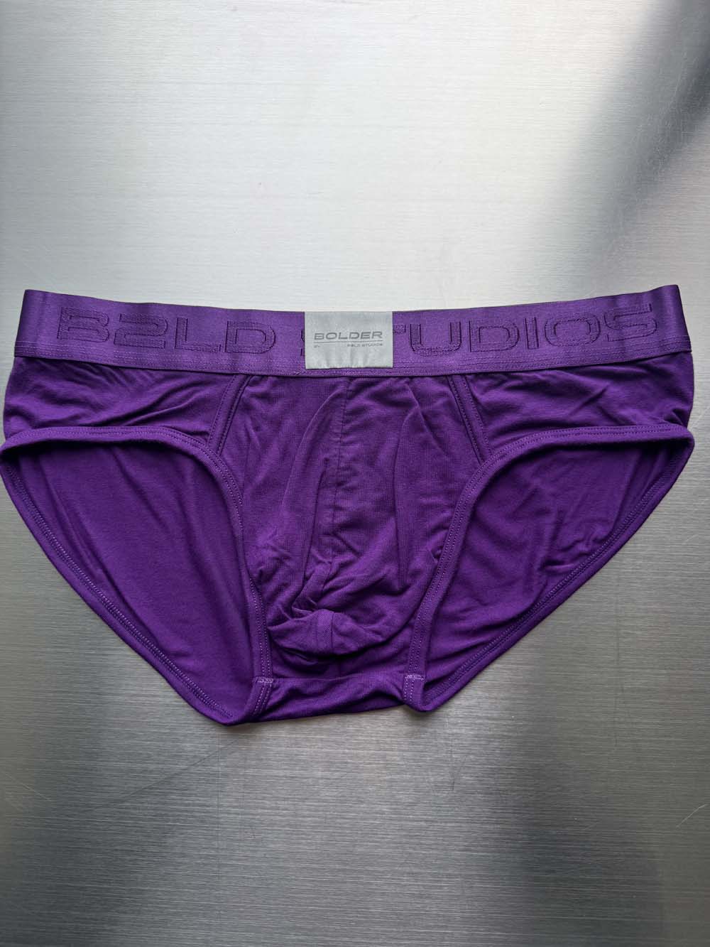 Q.A SALE - BOLDER BRIEF - VIOLET - SIZE L - A16