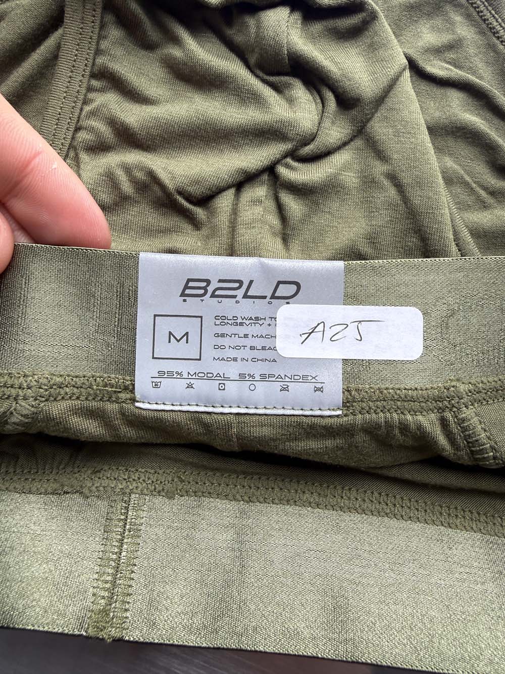 Q.A SALE - BOLDER BRIEF - MOSS - SIZE M - A25