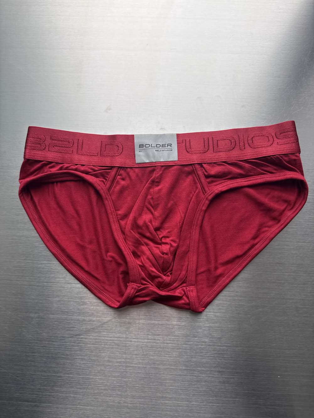 Q.A SALE - BOLDER BRIEF - CRIMSON - SIZE XS - A28