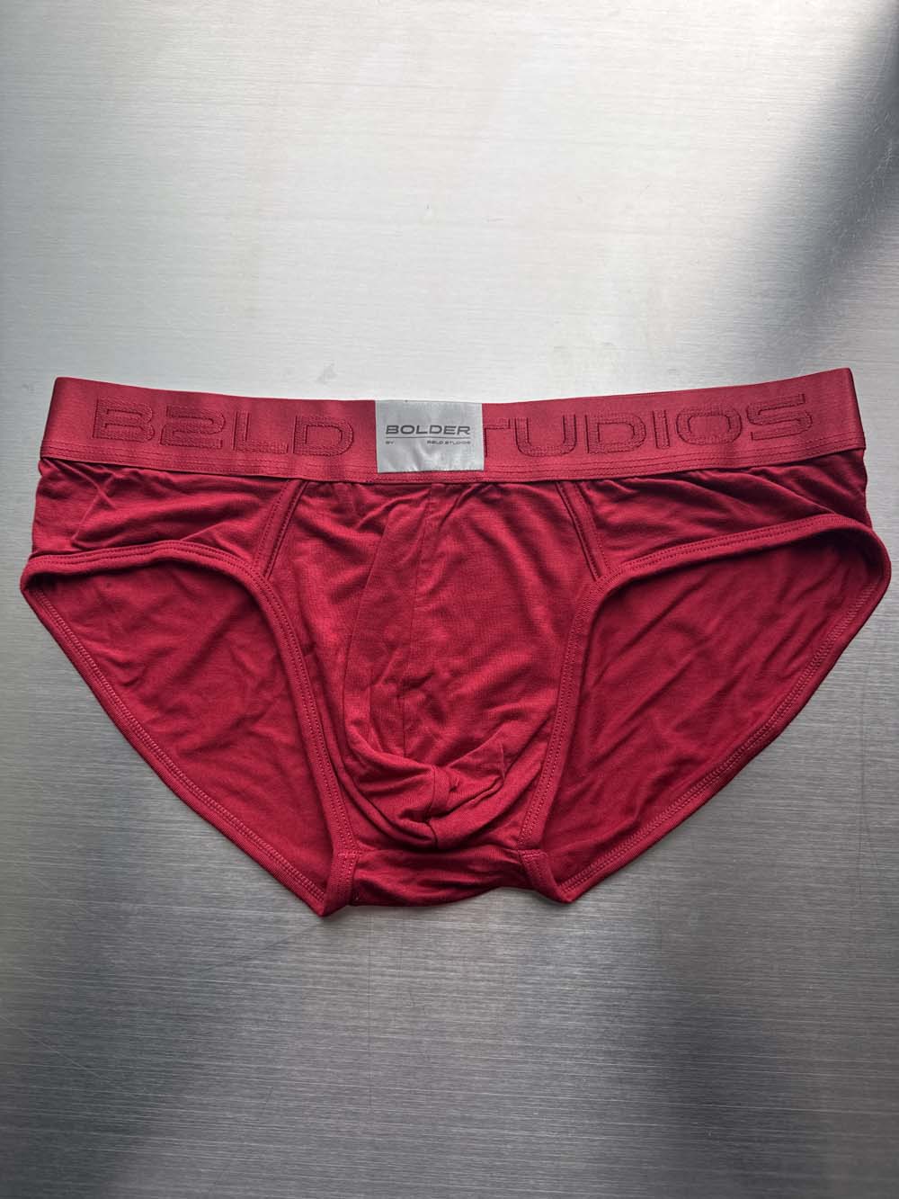Q.A SALE - BOLDER BRIEF - CRIMSON - SIZE L - A31