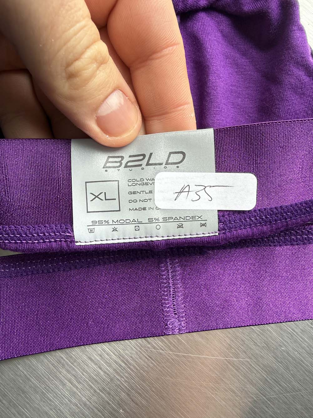 Q.A SALE - BOLDER JOCKSTRAP - VIOLET - SIZE XL - A35