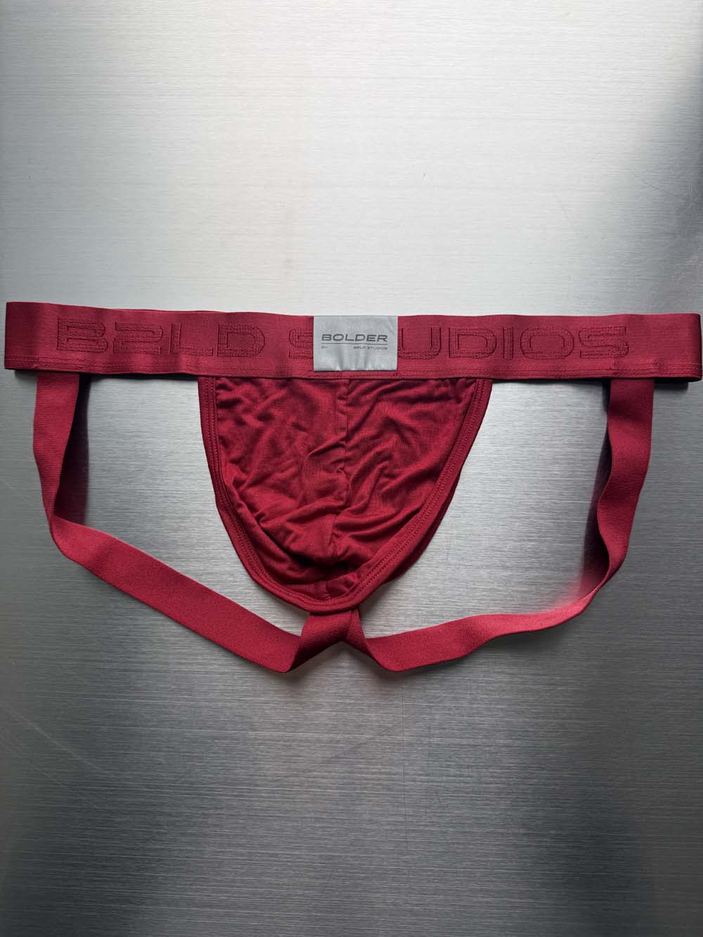 Q.A SALE - BOLDER JOCKSTRAP - CRIMSON - SIZE 2XL - A38